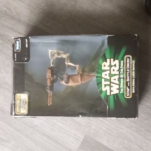 Star Wars Episode 1 STAP and Battle Droid toy. NIB Y2K